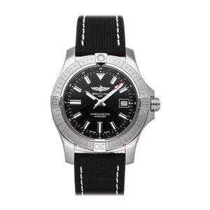 Breitling Avenger Automatic 43mm Black Dial Black Nylon Strap Watch for Men - A17318101B1X2 Authentic Buy Shop Now
