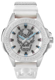 Philipp Plein The Skull White Dial White Silicone Strap Watch for Men - PWAAA1521 Authentic Buy Shop Now
