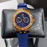Guess Limelight Blue Dial Blue Silicone Strap Watch For Women - W1053L1 Authentic Buy Shop Now