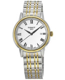 Tissot T Classic Carson Quartz White Dial Two Tone Steel Strap Watch for Men - T085.410.22.013.00 Authentic Buy Shop Now