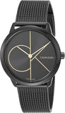 Calvin Klein Minimal Black Dial Black Mesh Bracelet Watch for Women - K3M224X1 Authentic Buy Shop Now