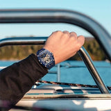 Guess Phoenix Multifunction Blue Dial Blue Rubber Strap Watch for Men - GW0203G7 Authentic Buy Shop Now