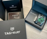 Tag Heuer Formula 1 Limited Edition Green Dial Silver Steel Strap Watch for Men - WAZ1017.BA0842 Authentic Buy Shop Now