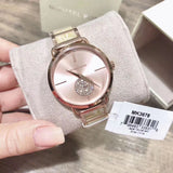 Michael Kors Portia Quartz Rose Gold Dial Rose Gold Steel Strap Watch For Women - MK3678 Authentic Buy Shop Now