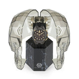 Philipp Plein Octagon Black Dial Black Silicone Strap Watch for Men - PWTBA0323 Authentic Buy Shop Now