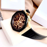 Guess Momentum Black Dial Black Rubber Strap Watch for Men - GW0263G1 Authentic Buy Shop Now