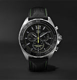 Tag Heuer Formula 1 Aston Martin Black Dial Black Leather Strap Watch for Men - CAZ101P.FC8245 Authentic Buy Shop Now