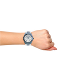 Guess Luna Diamonds White Dial White Rubber Strap Watch for Women - W0653L2 Authentic Buy Shop Now
