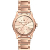 Michael Kors Hartman Rose Gold Dial Rose Gold Steel Strap Watch For Women - MK3491 Authentic Buy Shop Now