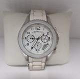 Marc Jacobs Rock White Dial White Silicone Strap Watch for Women - MBM2545 Authentic Buy Shop Now