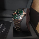 Tag Heuer Formula 1 Limited Edition Green Dial Silver Steel Strap Watch for Men - WAZ1017.BA0842 Authentic Buy Shop Now