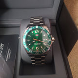 Tag Heuer Formula 1 Limited Edition Green Dial Silver Steel Strap Watch for Men - WAZ1017.BA0842 Authentic Buy Shop Now