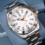 Tag Heuer Aquaracer Quartz White Dial Silver Steel Strap Watch for Men - WBD1111.BA0928 Authentic Buy Shop Now