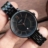 Fossil Jacqueline Black Dial Black Mesh Bracelet Watch for Women - ES3614 Authentic Buy Shop Now