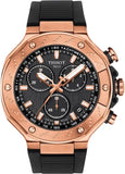 Tissot T Race Chronograph Black Dial Black Rubber Strap Watch For Men - T141.417.37.051.00 Authentic Buy Shop Now
