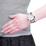 Guess Vista Diamonds Silver Dial Silver Steel Strap Watch for Women - W12080L1 Authentic Buy Shop Now