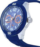 Guess Trade Blue Dial Blue Silicone Strap Watch for Men - W0967G2 Authentic Buy Shop Now