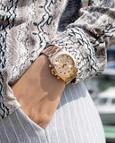 Guess Eclipse Rose Gold Dial Rose Gold Steel Strap Watch for Women - GW0314L3 Authentic Buy Shop Now