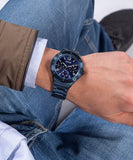Guess Scope Multifunction Blue Dial Blue Steel Strap Watch for Men - GW0454G4 Authentic Buy Shop Now