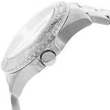 Guess G Twist Diamonds Silver Dial Silver Steel Strap Watch For Women - W1201L1 Authentic Buy Shop Now