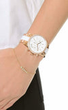 Michael Kors Ritz White Dial Two Tone Steel Strap Watch for Women - MK6324 Authentic Buy Shop Now