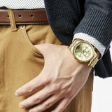 Michael Kors Lexington Gold Dial Gold Steel Strap Watch for Men - MK8281 Authentic Buy Shop Now