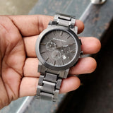 Burberry The City Grey Dial Gunmetal Grey Steel Strap Watch for Men - BU9354 Authentic Buy Shop Now