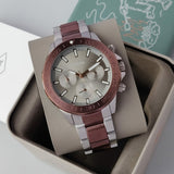 Fossil Bannon Multifunction Brown Dial Two Tone Steel Strap Watch for Men - BQ2502 Authentic Buy Shop Now