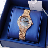 Swarovski Lovely Crystals Mother of Pearl Dial Rose Gold Steel Strap Watch for Women - 5261496 Authentic Buy Shop Now