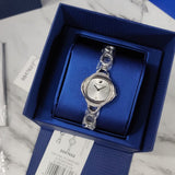 Swarovski Crystal Flower Silver Dial Silver Steel Strap Watch for Women - 5547622 Authentic Buy Shop Now