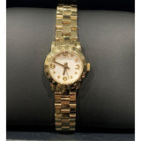 Marc Jacobs Amy Dinky White Dial Gold Steel Strap Watch for Women - MBM3226 Authentic Buy Shop Now