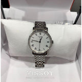 Tissot T Classic Everytime Small White Dial Silver Mesh Bracelet Watch For Women - T109.210.11.033.00 Authentic Buy Shop Now