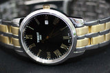 Tissot T Classic Dream Black Dial Two Tone Steel Strap Watch for Men - T033.410.22.053.01 Authentic Buy Shop Now