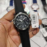 Guess Commander Black Dial Black Rubber Strap Watch for Men - GW0211G3 Authentic Buy Shop Now
