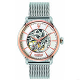 Maserati Epoca Automatic White Dial Silver Mesh Bracelet Watch For Men - R8823118001 Authentic Buy Shop Now