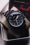 Fossil Goodwin Chronograph Black Dial Black Steel Strap Watch for Men - FS5413 Authentic Buy Shop Now