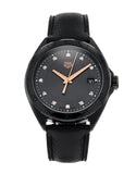 Tag Heuer Formula 1 Quartz Diamonds Black Dial Black Leather Strap Watch for Women - WBJ1317.FC8230 Authentic Buy Shop Now