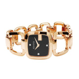 Gucci G Gucci Diamonds Black Dial Rose Gold Steel Strap Watch For Women - YA125409 Authentic Buy Shop Now