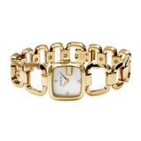 Gucci G Gucci Diamonds Mother of Pearl Dial Yellow Gold Steel Strap Watch For Women - YA125513 Authentic Buy Shop Now