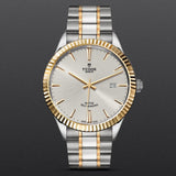 Tudor Style Automatic Silver Dial Two Tone Steel Strap Watch for Men - M12713-0003 Authentic Buy Shop Now