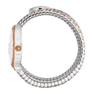 Just Cavalli Specchio Silver Dial Two Tone Steel Strap Watch for Women - JC1L323M0065 Authentic Buy Shop Now