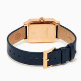 Tory Burch Robinson Quartz Blue Dial Blue Leather Strap Watch for Women - TBW1511 Authentic Buy Shop Now