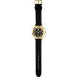 Tory Burch The Tory Chronograph Black Dial Black Leather Strap Watch for Women - TBW1055 Authentic Buy Shop Now