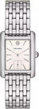Tory Burch Eleanor White Dial Silver Steel Strap Watch for Women - TBW1069 Authentic Buy Shop Now