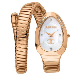 Just Cavalli Glam Evo 4 Mother of Pearl Dial Rose Gold Steel Strap Watch for Women - JC1L229M0045 Authentic Buy Shop Now