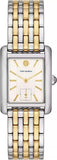Tory Burch Eleanor White Dial Two Tone Steel Strap Watch for Women - TBW1070 Authentic Buy Shop Now