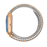 Just Cavalli Glam Evo 4 Blue Dial Two Tone Steel Strap Watch for Women - JC1L229M0085 Authentic Buy Shop Now