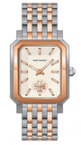Tory Burch Robinson White Dial Two Tone Steel Strap Watch for Women - TBW1509 Authentic Buy Shop Now