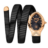Just Cavalli Classico Lungo Black Dial Black Steel Strap Watch for Women - JC1L248M0085 Authentic Buy Shop Now
