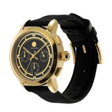 Tory Burch The Tory Chronograph Black Dial Black Leather Strap Watch for Women - TBW1055 Authentic Buy Shop Now